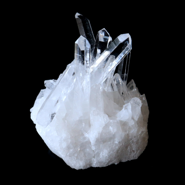 天然 水晶 クラスター 47g 台付き 中国 貴州省産 原石 天然石 1点物