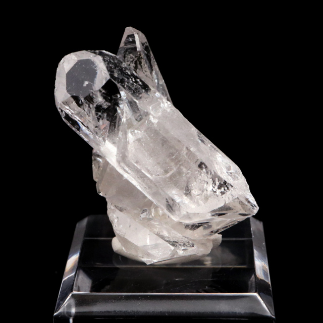 天然 水晶 クラスター 133g ブラジル ゼッカ産 透明感が美しい ゼッカ