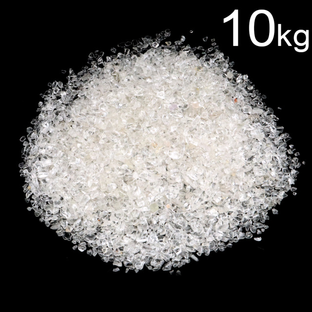 水晶さざれ 100g サイズ中 天然石 パワーストーン 浄化グッズ 高透明