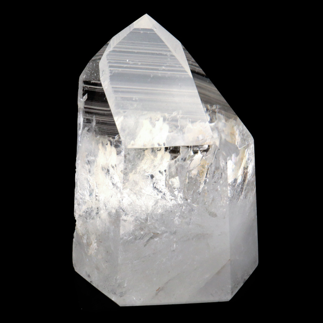 レムリアンシード 水晶 六角柱 ポイント 一部面残し 研磨磨き 624g 1点