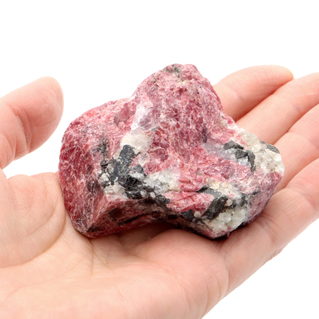 ロードナイト 原石 握り石 マダガスカル産 59g 鉱物 1点もの