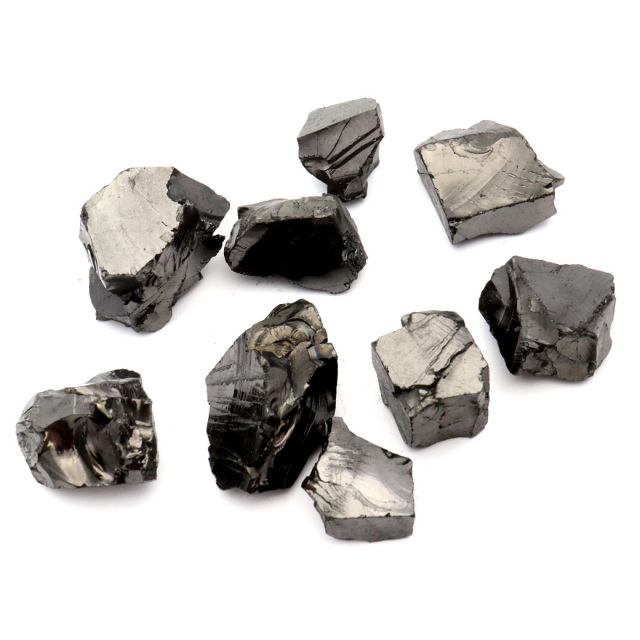 エリートシュンガイト 原石 ロシア カレリア共和国シュンガ 天然石 1点物 パワーストーン Shungite シュンガ石